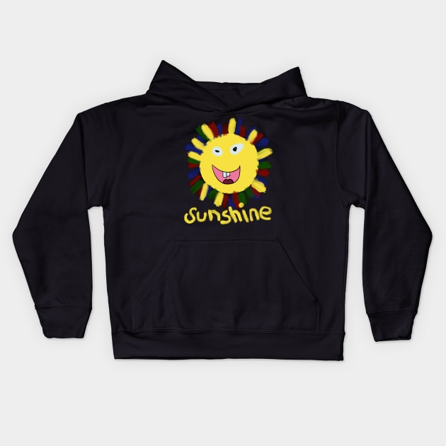 Sunny Sunshine Design Kids Hoodie by Turnersartandcrafts